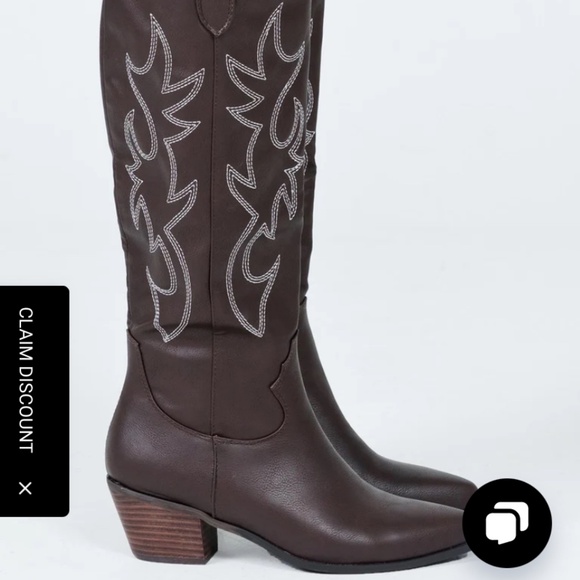 BILLINI URSON BOOTS CHOCOLATE / WHITE - Picture 2 of 7